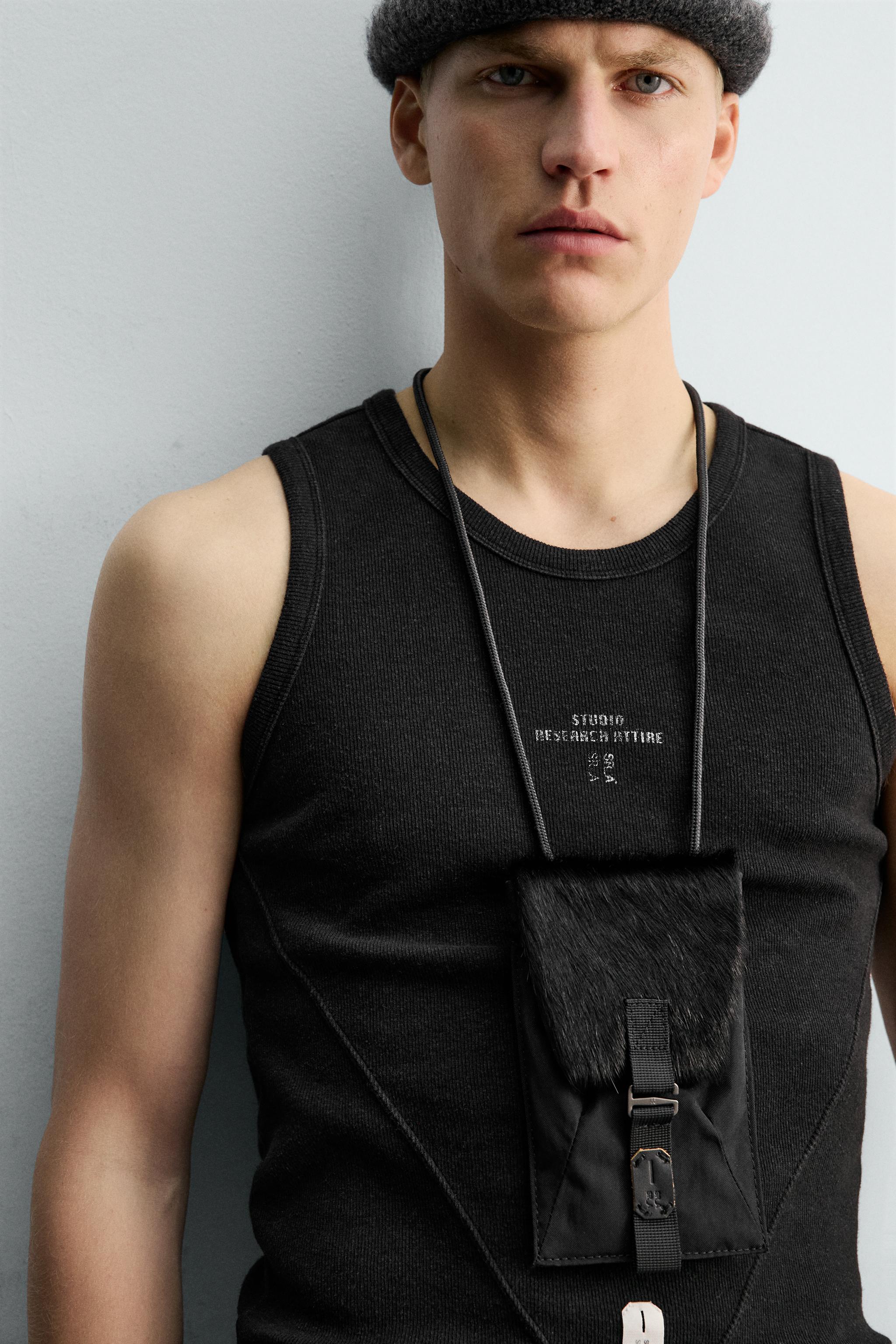 CROSSBODY BAG WITH FAUX FUR DETAIL X SR_A